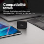 Crucial X10 Pro 1To Disque SSD Externe Portable, Jusqu’à 2100Mo/s en Lecture et 2000Mo/s en écrituree, USB-C 3.2, PC et Mac, Rés