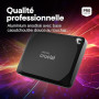 Crucial X10 Pro 1To Disque SSD Externe Portable, Jusqu’à 2100Mo/s en Lecture et 2000Mo/s en écrituree, USB-C 3.2, PC et Mac, Rés