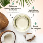 Huile de Coco Bio 150 ml - 100% Vierge - Planète au Naturel - Première pression à frois - 100% biologique - Cuisine et cosmétiqu
