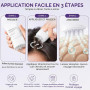Sérum De Croissance Capillaire Avec Brosse Intégrée Pour Le Cuir Chevelu | Épaissit Et Nourrit, Revitalise Les Cheveux, Masse Le