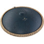 Sonic Energy Steel Tongue Drum – Octave Tank Drum 16 pouces en Ré Amara – pour la méditation, le yoga, la percussion - revêtemen