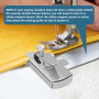 OuMaiFeng Guide de Couture magnétique - Guide de Couture magnétique - Outils de Conseil pour Machine à Coudre - Accessoires de C