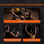 VEVOR Barres de Tirage Musculation Lot de 5, Accessoires pour Machine à Poulie en Acier Massif et Caoutchouc, Poignée de Tirage