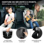 Kinderkraft COMFORT UP Siège Auto i-Size 76-150 cm, Groupe 1/2/3, Noir