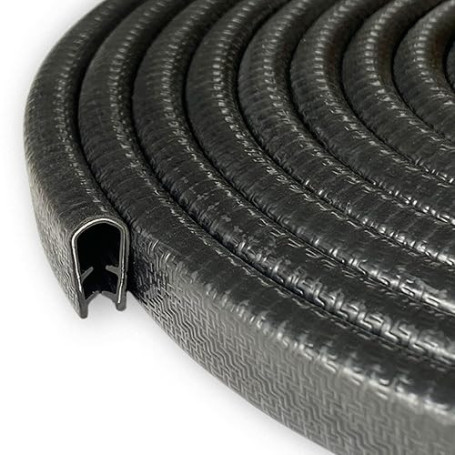 Protection de Portiere Voiture Plage de Serrage 1-2mm Protection Bord de Tole Joint Caoutchouc en u pour la Plupart des Voitures