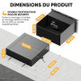 Elder Welder® Coffre Fort Compatible avec n'importe quelle double prise | Prise Double Schuko Authentique Incluse, Petit Coffre