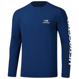 Bassdash Homme Manches Longues T-Shirt Anti-UV UPF 50+ T-Shirts de Pêche pour Hommes FS31M