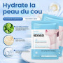 Masque Cou et Décolleté, Masque Collagene Cou et Décolleté, 10 Pièces | Masque Double Menton con Acide Hyaluronique, Raffermissa