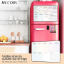 MCCORL Calendrier Magnetique Organisateur Tableau Frigo, Planning Semaine Magnetique, Planificateur de Menus/Repas, Planificateu