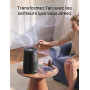 DREO Purificateur d'air 338S pour chambre, CADR 196 m³/h, Filtre HEPA 3-en-1, 4 modes, 4 vitesses, 18 dB, Affichage AQI, Capteur