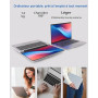 Ordinateur Portable 14 pouces 2 cœurs (jusqu’à 2,6 GHz) PC Portable 6 Go DDR4 128 Go SSD, WiFi 5G, Mini-HDMI, Design Sans Ventil