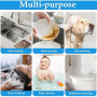 Douchette à Main pour Lavabo, Ensemble Pommeau Douche avec Tuyau Extensible de Support Mural, Rallonge Robinet Salle de Bain, La