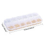 Lot de 600 anneaux ouverts en acier inoxydable - Accessoires de fabrication de bijoux - 4 à 8 mm - Doré et argenté - Kit de répa