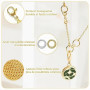 poraceous 2 Rouleau 10m Chaine Acier Inoxydable, Chainette Acier Inoxydable | Chaine Bijoux avec 60 Fermoirs & 120 Anneaux Kit C