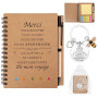 Zidoley Idee Cadeau Maitresse D'école, Merci Maitresse Cadeaux Original, Cadeau Fin D'Année Carnet De Note, Utile Porte Clef Cad