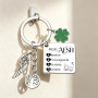 ZYMGUO Porte-clés AESH Idée Cadeau pour AESH Cadeau Remerciement aesh-Cadeaux Remerciement Personnalisé Fin d'Année, Professeur,