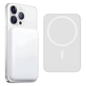 Batterie Externe pour MagSafe, Induction sans Fil Portable Charge Rapide Chargeur, 5000mAh Magnetique Power Bank pour iPhone 12