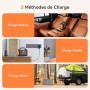 MARBERO 98Wh Station Électrique Portable avec Panneau Solaire Pliable 30W | 100W Générateur Solaire 26.400mAh Batterie Externe a