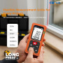 Elitech Télémètre Laser 50m Metre Laser Numérique Mesure Longueur Surface Volume Pythagore, 99 Mémoires, Niveau à Bulle Intégré,