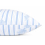 Blanrêve - Lot 2 Oreillers d'antan Plumettes & Percale Moelleux - 60x60 cm | Lot 2 Oreillers percale rayée polycoton - garnissag