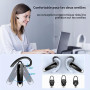 New Bee Oreillette Bluetooth sans Fil V5.0 Main Libre Noir | Oreillette Bluetooth avec Technologie de Capture de Voix Claire - K