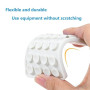 DikGifk 3 Pièces Étuis à Ventouses en Silicone Extra Fort Blanc, entouses en Silicone pour Téléphone Portable,Extra Fortes Suppo