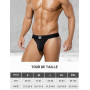 Mauro Kane String Homme Tanga Sexy sous-vêtements Taille Basse Thong | Respirant G-String, Poche 3D, Ceinture Élastique, Ajustés