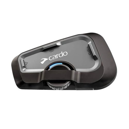 Cardo FREECOM 4X Motocyclette 2 Voies Bluetooth Communication System Casque - Noir, 2 Unités