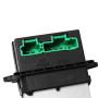 Avutrel Résistance de Ventilateur de Chauffage + Connecteur | Résistances de Moteur Pour Peugeot 207 406 607 Renault Scenic I/II