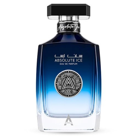 Atralia Absolute Ice Eau de parfum Parfum frais 100 ml | Bergamote, thym, anis, géranium, lavandin, fleur d'oranger et musc blan