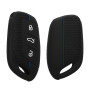 kwmobile Coque clé de Voiture Compatible avec MG 3-Touches ZS MG4 MG5 MG6 Accessoire clé Voiture - Protection étui Souple en Sil