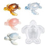 NQEUEPN Moule en Silicone Tortue pour la Création de Résine | Moule Réaliste Tortue Marine 3D pour la Création Décorations Table