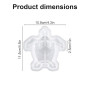 NQEUEPN Moule en Silicone Tortue pour la Création de Résine | Moule Réaliste Tortue Marine 3D pour la Création Décorations Table