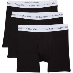Calvin Klein Boxers Longs Lot de 3 Homme avec Ceinture Emblématique