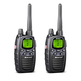Midland - Talkie Walkie Longue Portée 10Km Professionnel G7 PRO, Couple Radio Récepteur Émetteur Airsoft Outdoor 85 Canaux, 16 P