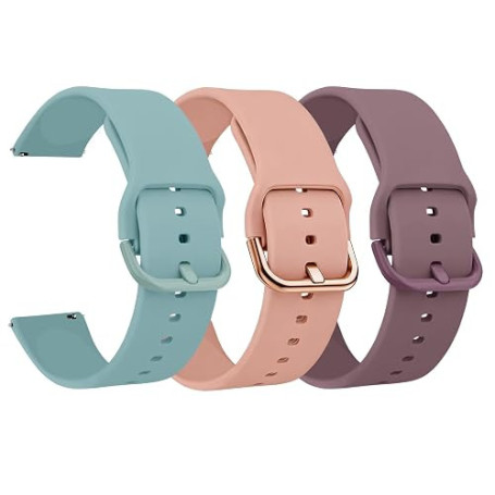 PureYule Lot de 3 bracelets de sport en silicone imperméables et respirants pour Xiaomi Redmi Watch 5 Active/5 Lite,Souple Brace
