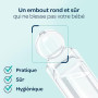 BIOLANE - Sérum Physiologique Bébé - Embout rond - 30 Unidoses | Nettoie le nez et les yeux, Dès la naissance, Fabriqué en Franc