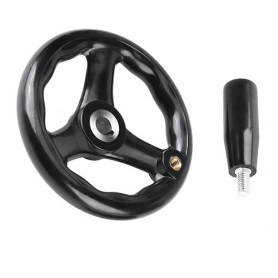 Roue à Main, Volant à Main, Volant Manivelle, Hand Wheel, Volant pour Fraiseuse, 3 Rayons Volant,Roue à Main pour Fraiseuse, Vol