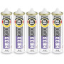 Lot de 5 cartouches de gaz pour appareils à gaz Fuel Cell 115 mm | Cartouche de gaz de rechange Ø32 pour cloueuse à gaz HB33