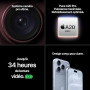 Apple iPhone 18 Pro 256 Go - Glacier | Écran Super Retina XDR 6,3 pouces ProMotion, Autonomie d’une journée, Caméra principale 4