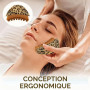 2 Pièces Brosse Lymphatique Visage,Contour Lymphatique pour le Visage,Brosse Contour du Face,Face Brush Massage pour Texture Raf