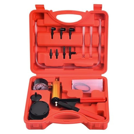 DHA Kit Pompe a Vide Purge Liquide de Frein Vidange Manuelle Moto Voiture, Outil de Testeur de Pompe à Pression et Dépression Pu