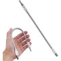 Yuentoen Porte-embouts flexible, 1/4", magnétique, 30 cm | Rallonge flexible pour tournevis, porte-embout flexible pour endroits
