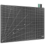 ACROPAQ Tapis de Decoupe A2 Noir - Auto-Réparateur, A2 (60 x 45 cm), 5 Couches de protection pour vos meubles, Avec grilles et r