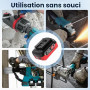 Dosctt 2 X 8000mAh Compatible pour Bosch Professional 18V System Batterie GBA, ne s'applique Pas à Toutes Les Batteries et Tous