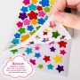 5000+ Gommettes Enfant Autocollants Stickers Colorés pour Scrapbooking DIY Cadeau d'anniversaire Fête des Enfants Récompenses