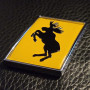 Zikger Badge de démarrage d'orignal Jaune, emblème 3D en métal pour Volvo XC90 V60 S80 S60, Logo suède,Silver