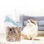 Geyecete Boite Croquette Chat,Conteneur de Nourriture pour Animaux,Hermétique 2.8 L,Récipient Alimentaire avec Tasse à Mesurer,P