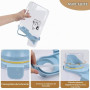 Geyecete Boite Croquette Chat,Conteneur de Nourriture pour Animaux,Hermétique 2.8 L,Récipient Alimentaire avec Tasse à Mesurer,P