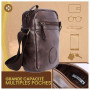 Coronel Tapiocca Bolso de Mano Para Hombre, Sac Bandoulière Noir